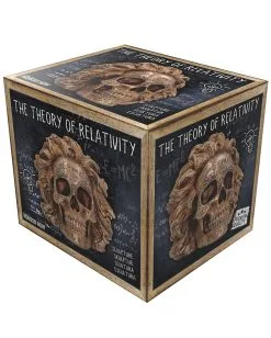 Albert Einstein Totenschädel 21cm -Halloween Geschäft albert einstein totenkopf albert einstein totenschaedel albert einstein skull 54562 07