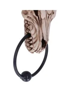 Anubis Totenschädel Türklopfer -Halloween Geschäft anubis skull tuerklopfer gothic deko und wohnaccessoires anubis skull doorknocker 52210 3