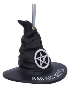Bad Ass Witch Hängedeko Ornament 9cm 9 Bad Ass Witch Hängedeko Ornament 9cm -Halloween Geschäft bad ass witch haenge ornament bad ass witch hanging ornament hexendeko 53382 04