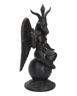 Baphomet Antik Figur Mit Ornamente 11 Baphomet Antik Figur Mit Ornamente -Halloween Geschäft baphomet mit pentagram antik figur bapohmet antique figurine gothic deco 39516 06