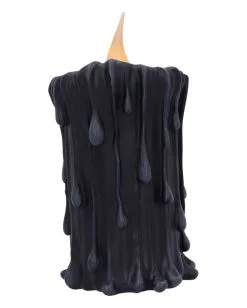 Schwarze Magie LED Kerze 19cm 8 Schwarze Magie LED Kerze 19cm -Halloween Geschäft black magic led kerze black magic led candle halloween deko gothic deko 54011 03