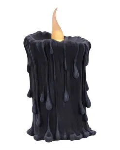 Schwarze Magie LED Kerze 19cm 9 Schwarze Magie LED Kerze 19cm -Halloween Geschäft black magic led kerze black magic led candle halloween deko gothic deko 54011 04