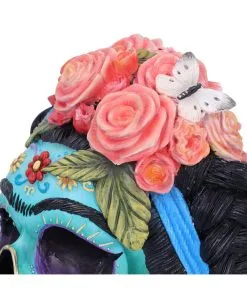 Calavera De Azucar Totenschädel 19cm -Halloween Geschäft calavera de azucar totenkopf calavera de azucar skull dia de los muertos figur 54563 05