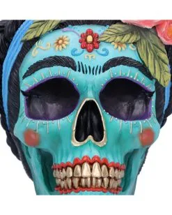 Calavera De Azucar Totenschädel 19cm -Halloween Geschäft calavera de azucar totenkopf calavera de azucar skull dia de los muertos figur 54563 07