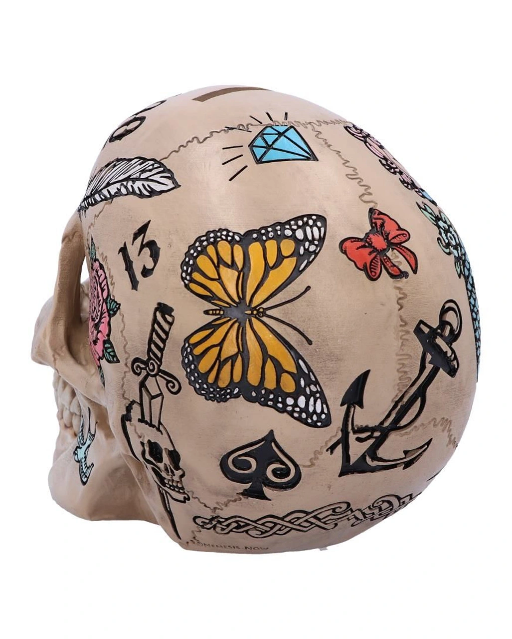 Calavera Tattoo Totenkopf Sparkasse 3 Calavera Tattoo Totenkopf Sparkasse – Bild 3