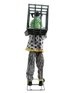 Halloween -Halloween Geschäft creepy candy clown halloween animatronic geisterbahnfiguren und animatronics halloween deko mr happy candy clown animatronic 39614 2