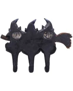 3 Kätzchen Mit Hexenhut Als Schlüsselbrett -Halloween Geschäft drei hexen kaetzchen als schluesselbrett witches helpers key hanger halloween wohnaccessoire 52694 05
