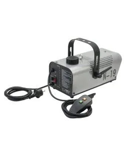 EUROLITE N-19 Nebelmaschine Silber 700 W -Halloween Geschäft eurolite n 19 nebelmaschine silber 700 watt halloween nebelmaschine halloween lichteffekt 39788 03