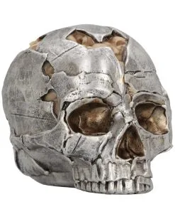 Fraktur Totenschädel 16cm -Halloween Geschäft fracture totenkopf fracture totenschaedel fracture skull gothic deko 54583 06