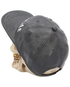 Gangster Totenschädel "Thug Life" 15,8cm -Halloween Geschäft gangster totenkopf gangster totenschaedel gangster skull skull with gold teeth 53388 04