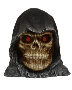 Grim Reaper Totenkopf Mit Leuchtenden Augen -Halloween Geschäft grim reaper totenschaedel mit led augen grim reaper totenkopf mit leuchtenden augen 39582 003