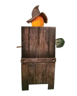 Schaurige Kürbis Vogelscheuche Halloween Animatronic -Halloween Geschäft grinsende kuerbis vogelscheuche halloween animatronic jack pumpkin halloween animatronic halloween und horror deko und animatronics 50974 2