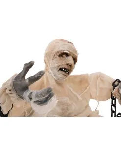 Mumie Halloween Animatronic 40cm 9 Mumie Halloween Animatronic 40cm -Halloween Geschäft groundbreaker mumie animatronic 40cm halbierte mumie halloween dekofigur animated mummy 36298 05