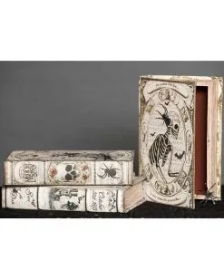 Dekobuch Mit Geheimfach Für Halloween -Halloween Geschäft halloween dekobuch mit geheimfach halloween fright night book box buchtresor buchsafe halloween 53077 5