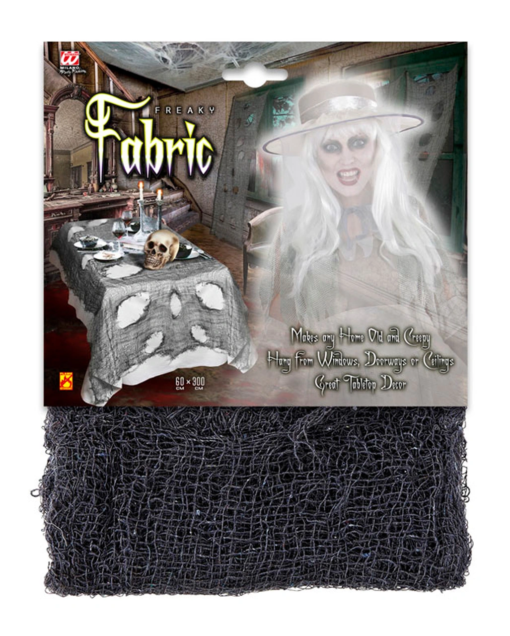 Halloween Lumpenstoff Schwarz 3 Halloween Lumpenstoff Schwarz – Bild 3