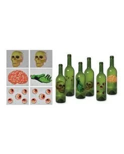 Halloween Flaschen Aufkleber 6 St. -Halloween Geschäft halloween flaschen etiketten halloween flaschen aufkleber halloween bottle labels 39323 03