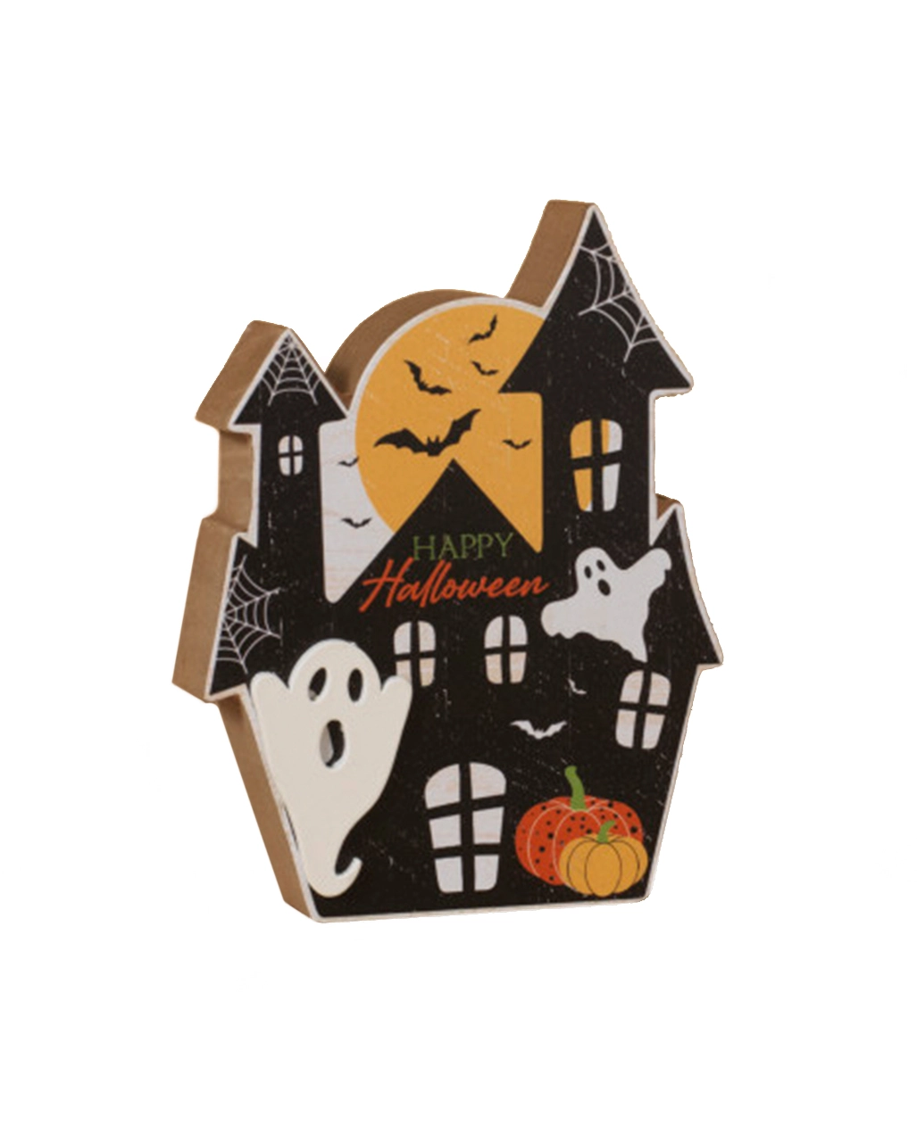 Haunted House Aufsteller Happy Halloween 12cm 1 Haunted House Aufsteller Happy Halloween 12cm