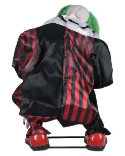Hockender Horror Clown Animatronic Mit Bewegung 5 Hockender Horror Clown Animatronic Mit Bewegung -Halloween Geschäft hockender horror clown animatronic mit bewegung licht und sound 37580 3