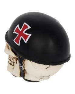 Schaltknauf Totenschädel Mit Helm -Halloween Geschäft horrorshop com schaltknauf totenkopf mit helm totenschaedel sammelfigur totenkopffigur skull gear knob 27089 04
