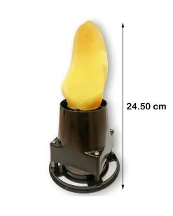 Illusions Flammenlampe Mit Rotem LED Effektrand -Halloween Geschäft illlusions feuerlampemit rotem led effektrand illusions flammenlampe mit rotem led effekt illusion firelamp with red led lights 52816 03