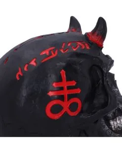 Infernal Teufels Totenschädel 20cm 11 Infernal Teufels Totenschädel 20cm -Halloween Geschäft infernal teufels totenkopf infernal teufels totenschaedel infernal devil skull gothic deko 54566 05