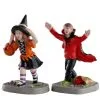 Lemax Spooky Town - Erschrockene Halloween Kids 2er Set
