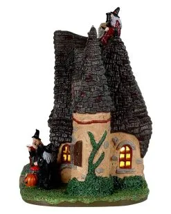 Lemax Spooky Town - Das Hexenhäuschen -Halloween Geschäft lemax spooky town the witchs cottage halloween deko hexenhaus spooky town gebaeude 53858 3
