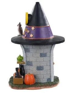 Lemax Spooky Town - Hexengebräu Kaffee -Halloween Geschäft lemax spooky town witches brew coffee halloween dekoration spooky town building 53628 03