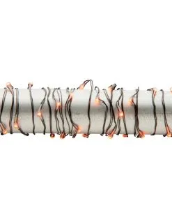 LED Lichterkette Orange 305cm -Halloween Geschäft orange led lichterkette 305cm orange led light string batteriebetriebene halloween lichterkette 54235 3