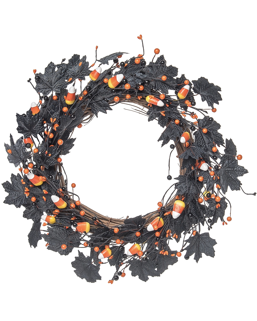 Spooky Halloween Türkranz Mit Candy Corn 60cm 1 Spooky Halloween Türkranz Mit Candy Corn 60cm