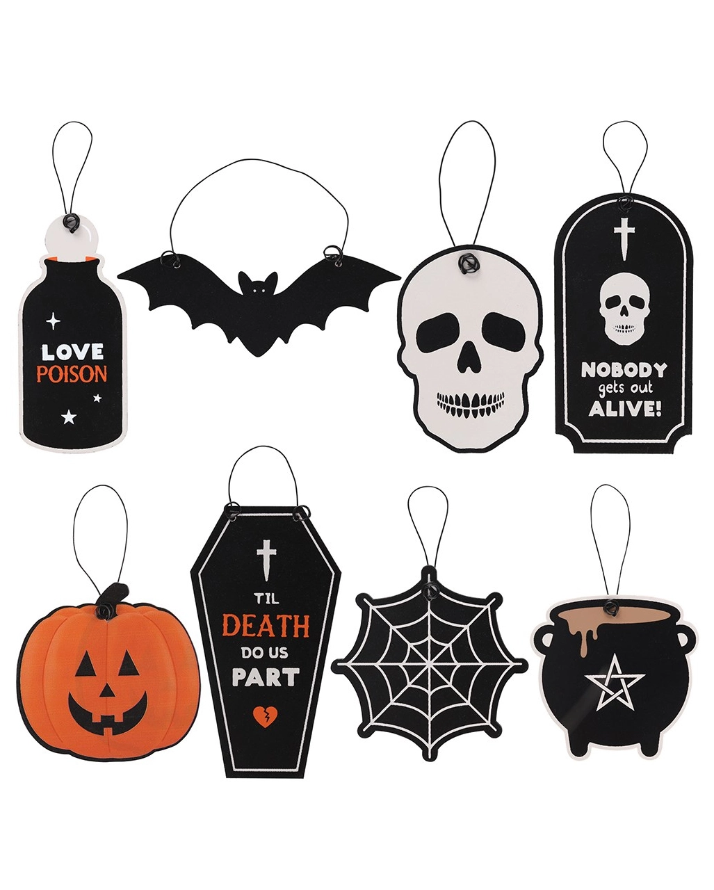 Spooky Halloween Mini Schild 2 Spooky Halloween Mini Schild – Bild 2