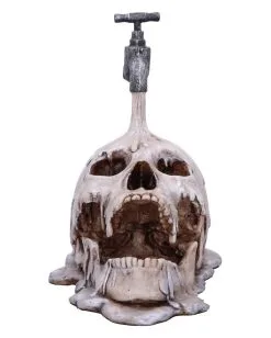 Tapped Drowning Totenkopf -Halloween Geschäft tapped drowning totenschaedel deko gothic halloween und horror deko tapped drowning skull decor 51004 5