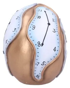 Die Zeit Vergeht Uhren Schädel 17,5cm -Halloween Geschäft time goes by uhren schaedel 175cm time goes by clock skull die zeit vergeht totenkopf gothic deko 53997 4