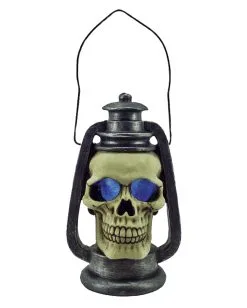 Totenkopf Laterne Mit LED Licht 15cm 5 Totenkopf Laterne Mit LED Licht 15cm -Halloween Geschäft totenkopf laterne totenschaedel lampion halloween lampe horror licht halloween dekoration horror artikel skull lantern 18233 03